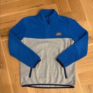 Eddie Bauer Blue and Gray Zip-Up Sweater gently used-smoke free/pet free